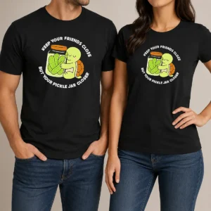 Funny Official Cute Turtle Hugging Pickle Jar Keep Your Friends Close