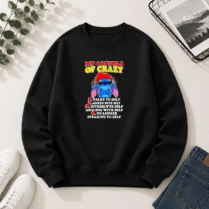 Pretty Stitch Lilo And Stitch My 4 Levels Of Crazy Talks To Self Argues With Self Sweater