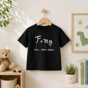 Hot F Equal More Game Kids T-Shirt