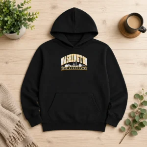 Premium Top Washington Over Everything Skyline District Of Columbia Hoodie