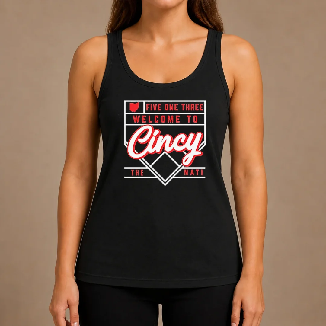 nice-awesome-five-one-three-welcome-to-cincy-the-nati-tank-top Nice Awesome Five One Three Welcome To Cincy The Nati Tank Top