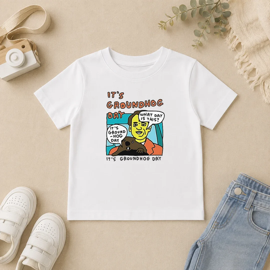 Nice Awesome Phil Connors Groundhog Day It Is Groundhog Day What Day Is This Kids T Shirt Nice Awesome Phil Connors Groundhog Day It Is Groundhog Day What Day Is This Kids T-Shirt