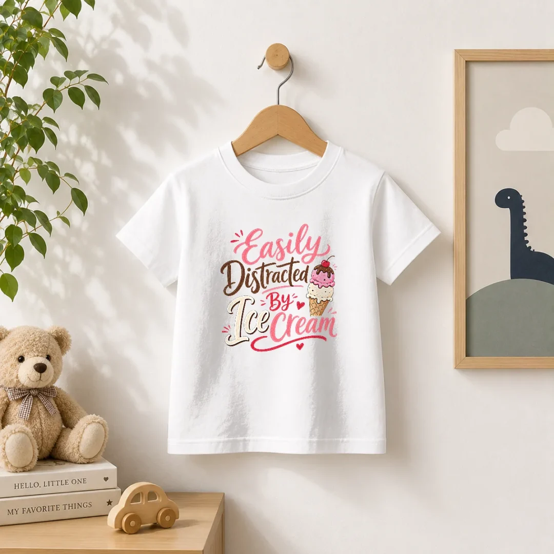 nice-easily-distracted-by-ice-cream-funny-cute-kids-t-shirt-kid-t-shirt Nice Easily Distracted By ICE Cream Funny Cute Kids T-Shirt