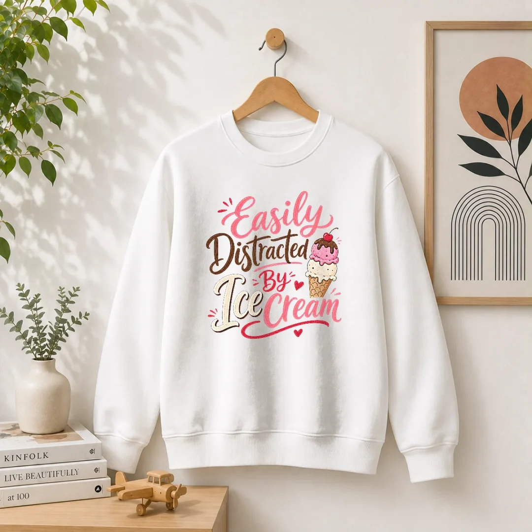 nice-easily-distracted-by-ice-cream-funny-cute-sweater Nice Easily Distracted By ICE Cream Funny Cute Sweater