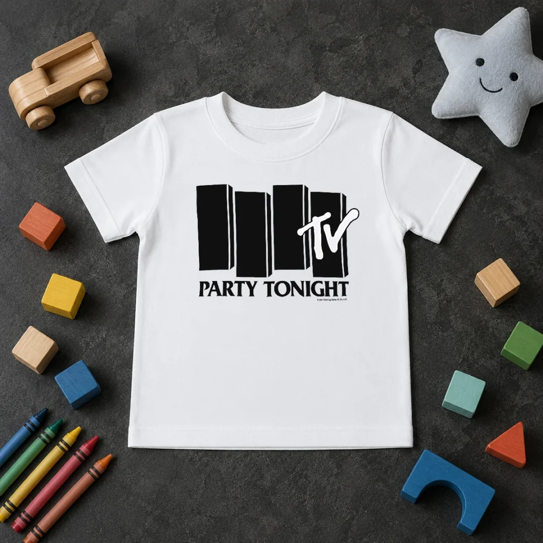 Nice Funny MTV Party Tonight 1981 Music Television Kids T Shirt Nice Funny MTV Party Tonight 1981 Music Television Kids T-Shirt