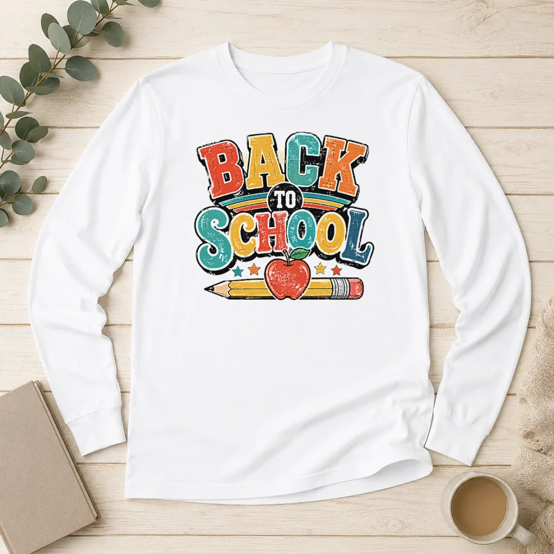 nice-funny-retro-vintage-back-to-school-apple-pencil-long-sleeve-shirt Nice Funny Retro Vintage Back To School Apple Pencil Long Sleeve Shirt