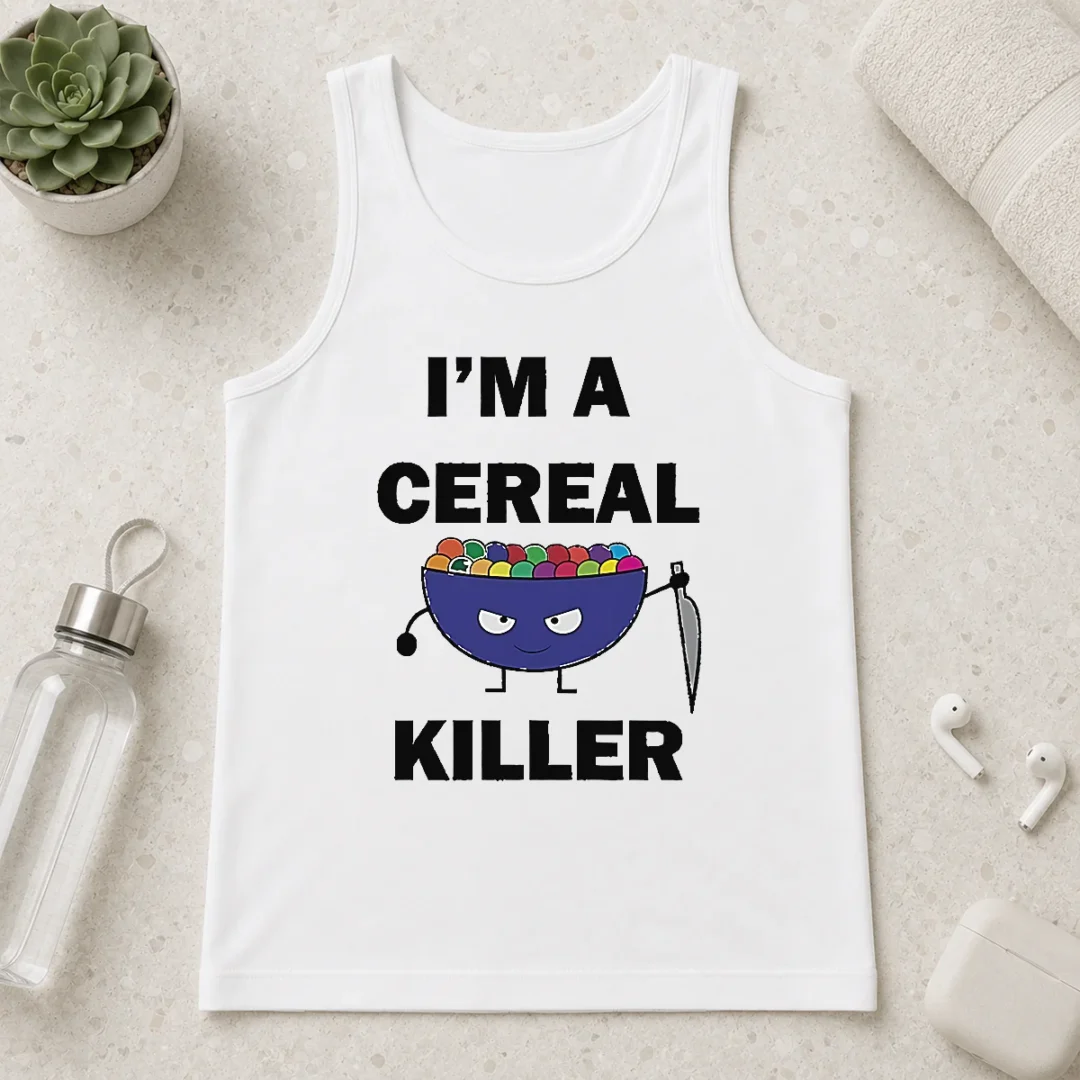 nice-good-i-m-a-cereal-killer-tank-top Nice Good I'M A Cereal Killer Tank Top