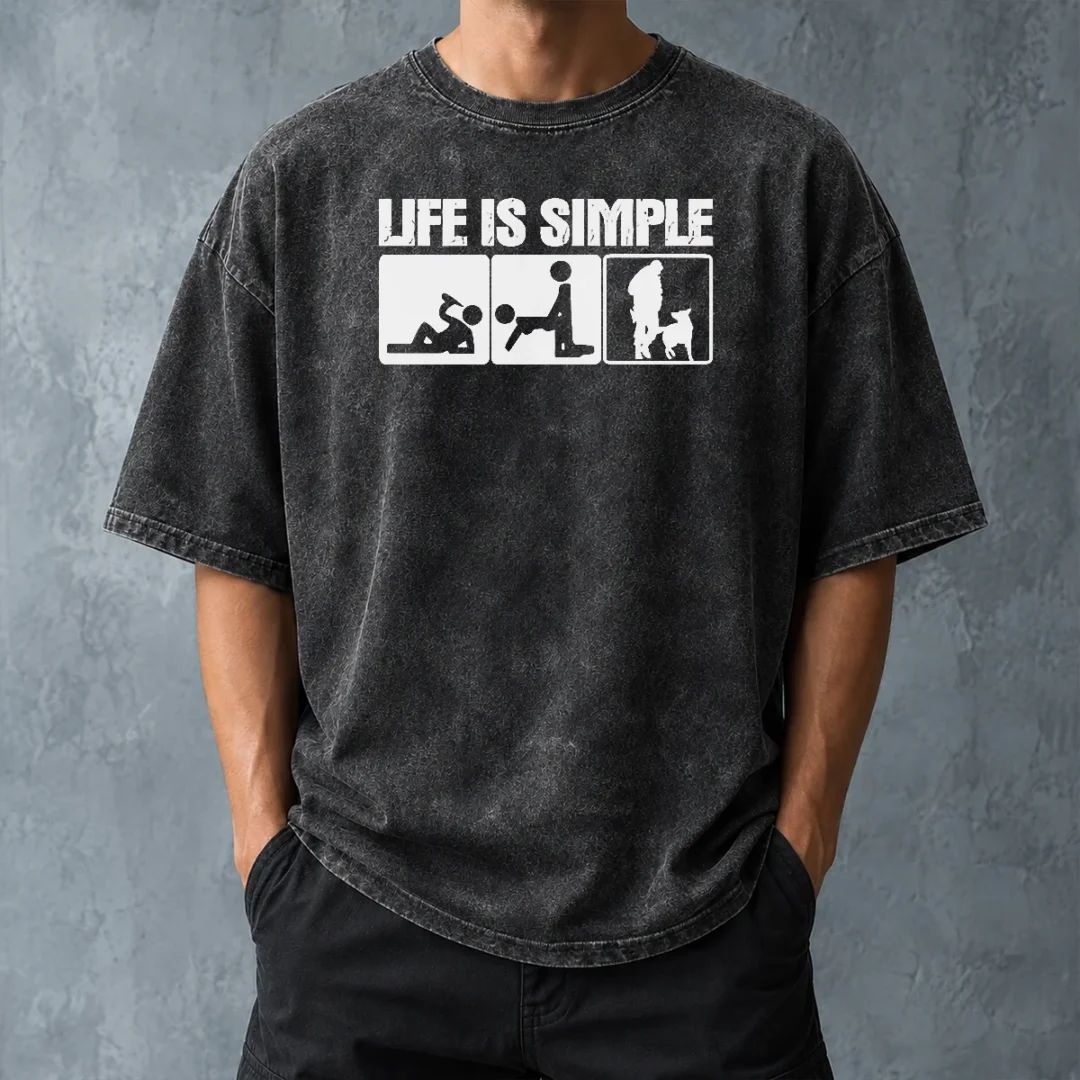 nice-good-life-is-simple-drinking-dog-funny-beer-patrol-police-k9-washed-t-shirt-washed-tshirt Nice Good Life Is Simple Drinking Dog Funny Beer Patrol Police K9 Washed T-Shirt