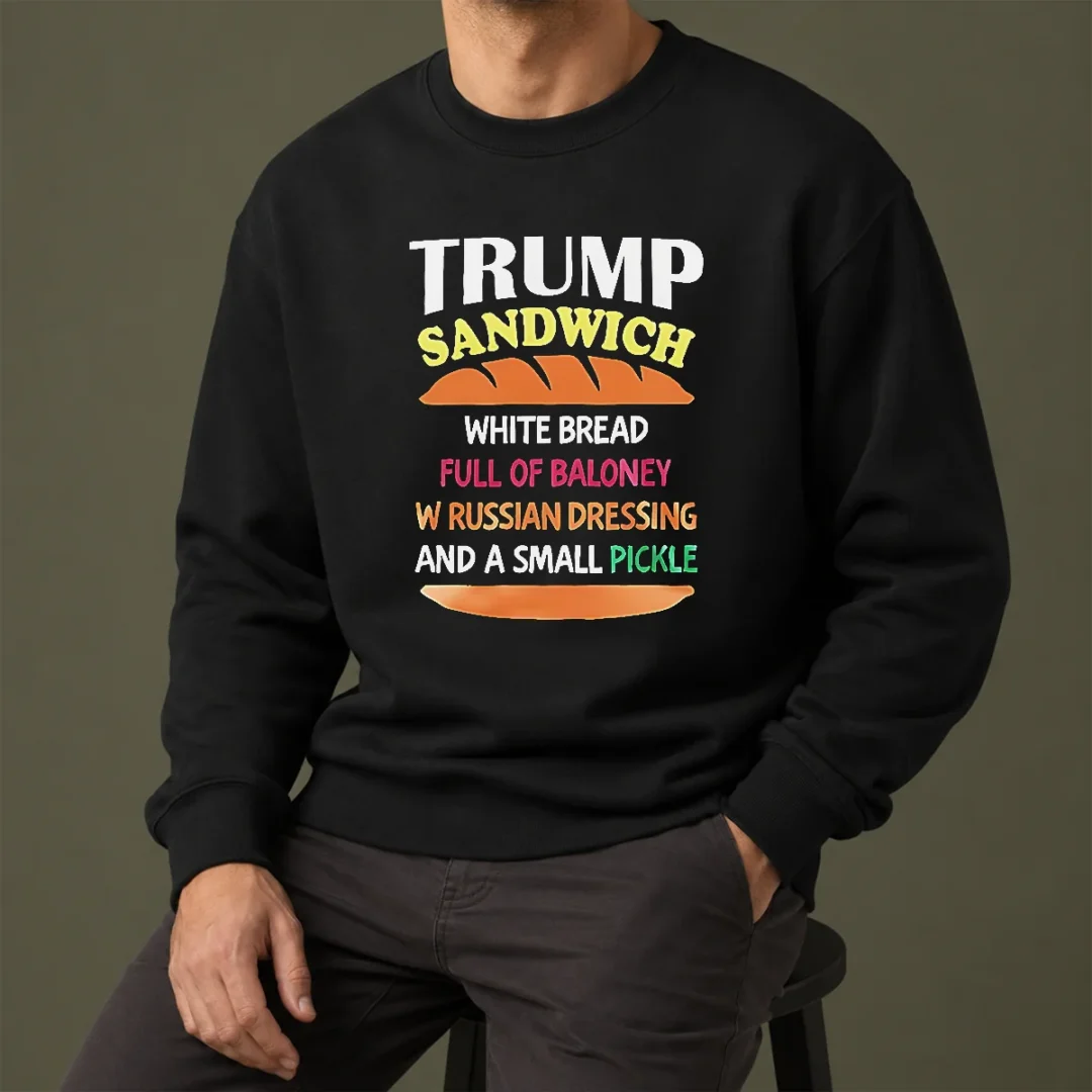 nice-hot-donald-trump-sandwich-white-bread-full-of-baloney-w-russian-dressing-and-a-small-pickle-sweater Nice Hot Donald Trump Sandwich White Bread Full Of Baloney W Russian Dressing And A Small Pickle Sweater