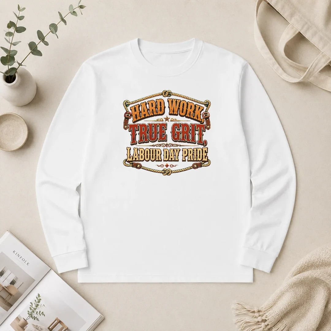 Nice Hot Labour Day Western Pride Vintage Saloon Long Sleeve Shirt Nice Hot Labour Day Western Pride Vintage Saloon Long Sleeve Shirt