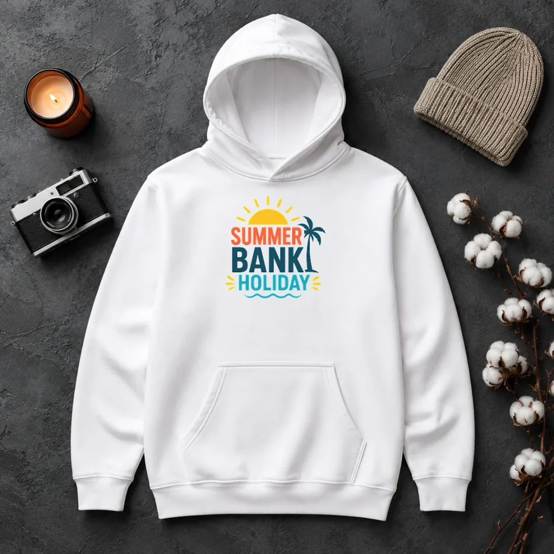 Nice Hot Minimalist Flat Summer Bank Holiday Sun Palm Wave Hoodie Nice Hot Minimalist Flat Summer Bank Holiday Sun Palm Wave Hoodie