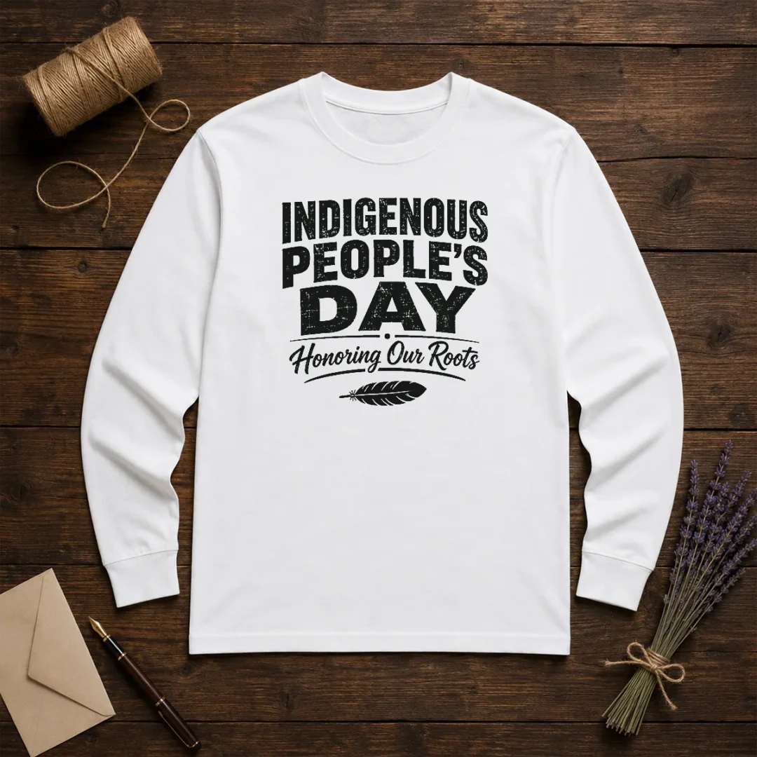 nice-indigenous-peoples-day-pride-silhouette-2-long-sleeve-shirt Nice Indigenous Peoples Day Pride Silhouette (2) Long Sleeve Shirt
