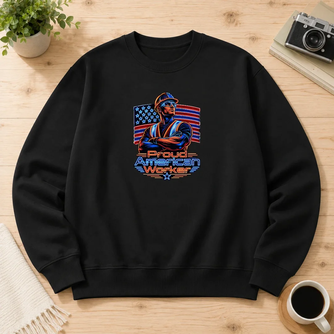nice-labour-day-proud-american-worker-neon-sweater Nice Labour Day Proud American Worker Neon Sweater