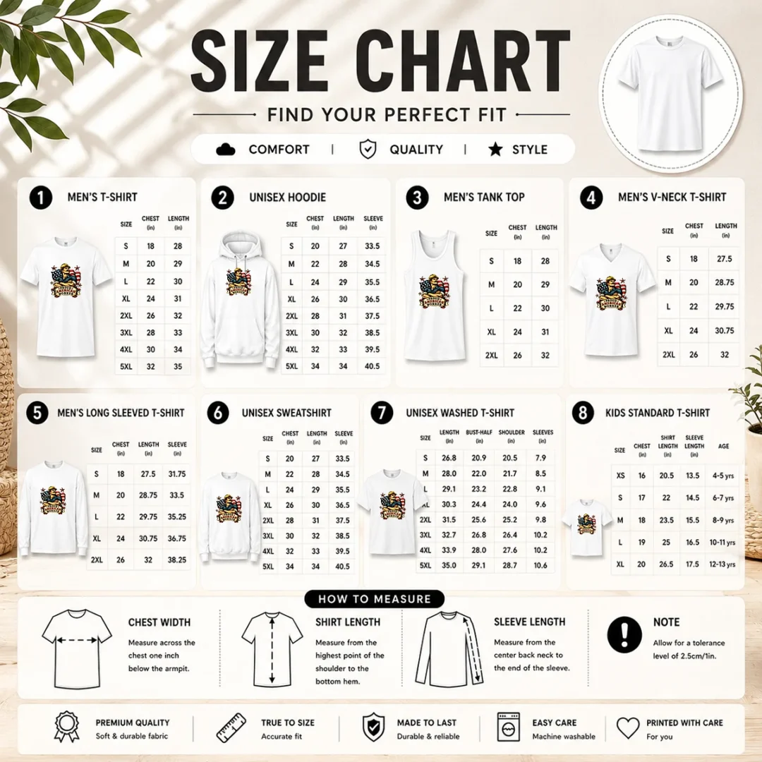 nice-labour-day-proud-american-worker-tattoo-size-chart Size chart for Nice Labour Day Proud American Worker Tattoo with measurements in inches and cm to help choose the right fit
