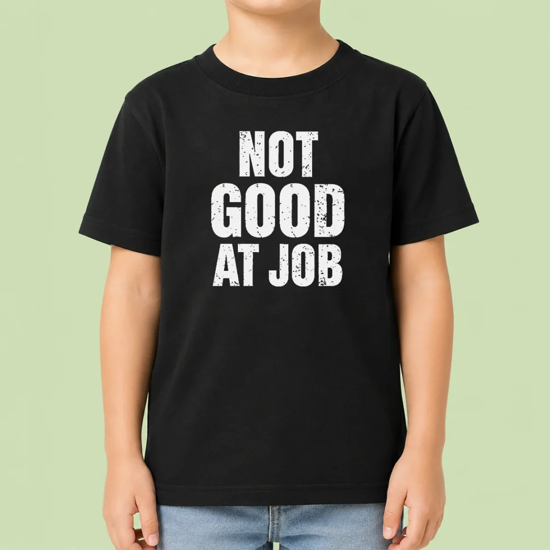 nice-not-good-at-job-geek-kids-t-shirt Nice Not Good At Job Geek Kids T-Shirt