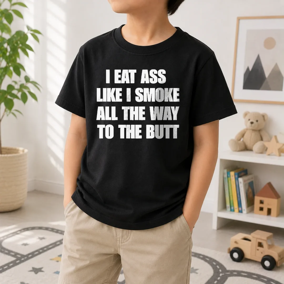 nice-official-humor-i-eat-ass-like-i-smoke-all-the-way-to-the-butt-kids-t-shirt-kid-t-shirt Nice Official Humor I Eat Ass Like I Smoke All The Way To The Butt Kids T-Shirt