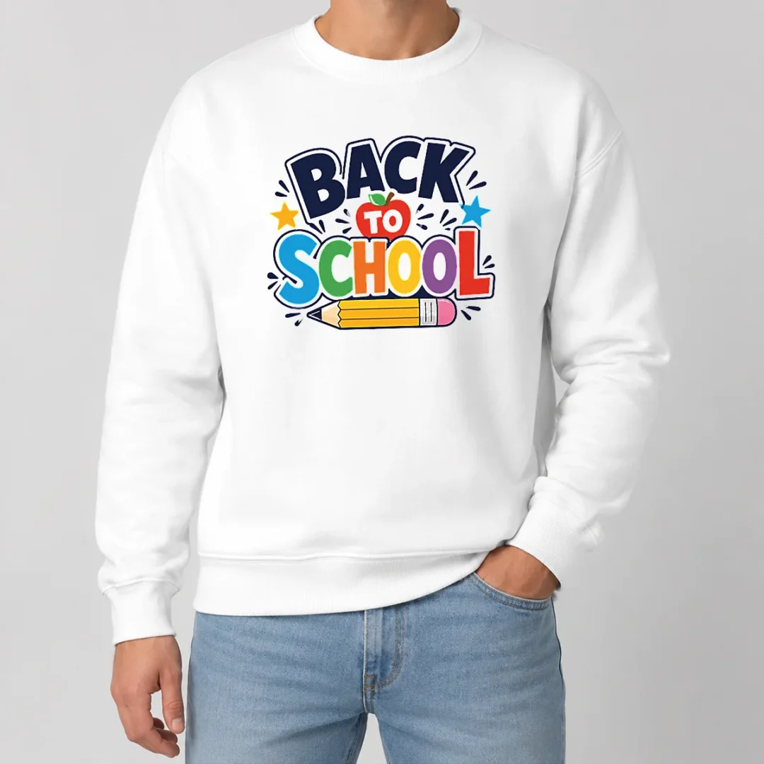 Nice Original Bold Modern Back To School Orange Circle Sweater Nice Original Bold Modern Back To School Orange Circle Sweater