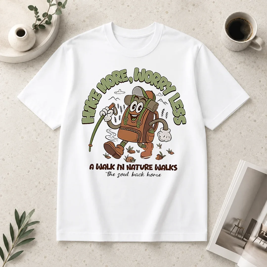 nice-premium-hot-hike-more-worry-less-a-walk-in-nature-walks-the-soul-back-home-t-shirt Nice Premium Hot Hike More Worry Less A Walk In Nature Walks The Soul Back Home