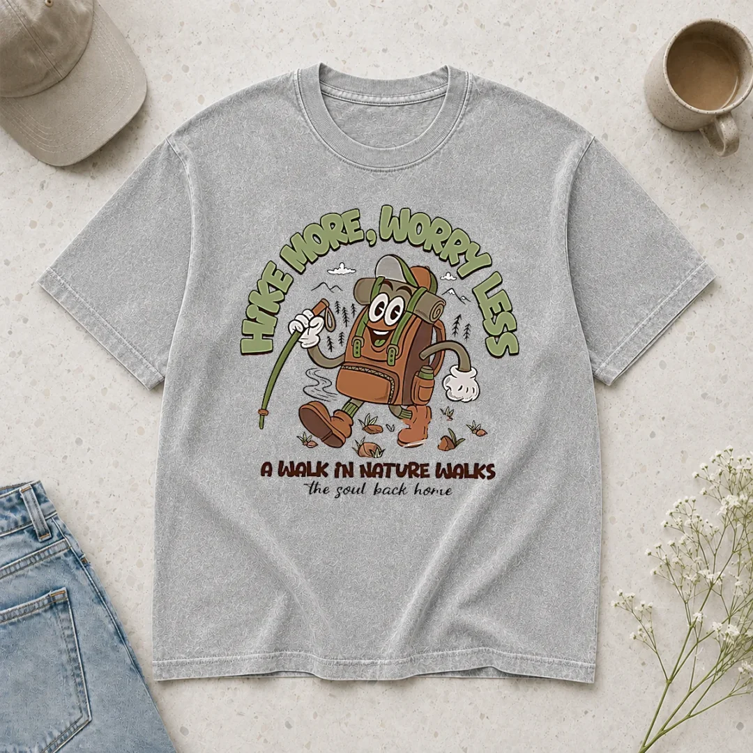 nice-premium-hot-hike-more-worry-less-a-walk-in-nature-walks-the-soul-back-home-washed-t-shirt Nice Premium Hot Hike More Worry Less A Walk In Nature Walks The Soul Back Home Washed T-Shirt