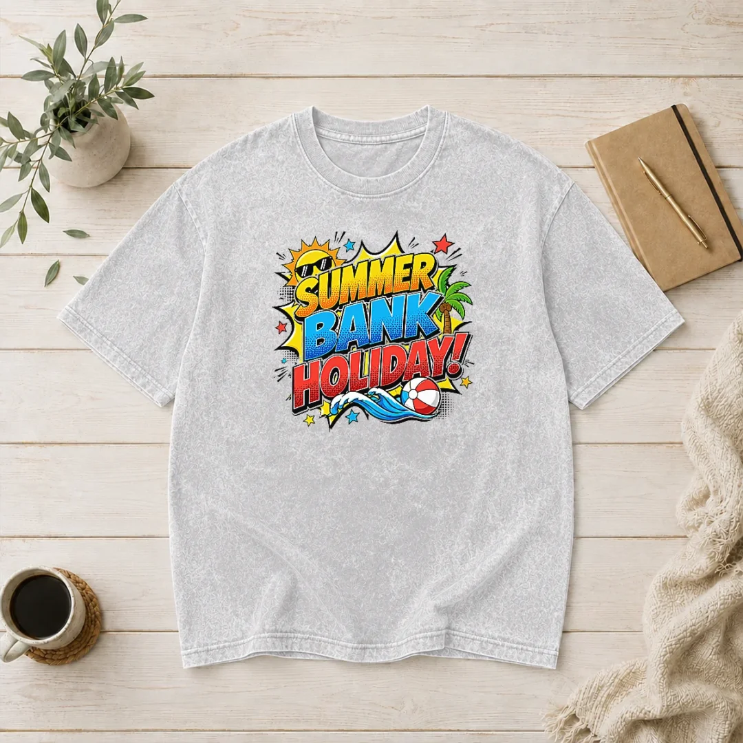 nice-premium-pop-art-comic-summer-bank-holiday-beach-ball-wave-washed-t-shirt Nice Premium Pop Art Comic Summer Bank Holiday Beach Ball Wave Washed T-Shirt