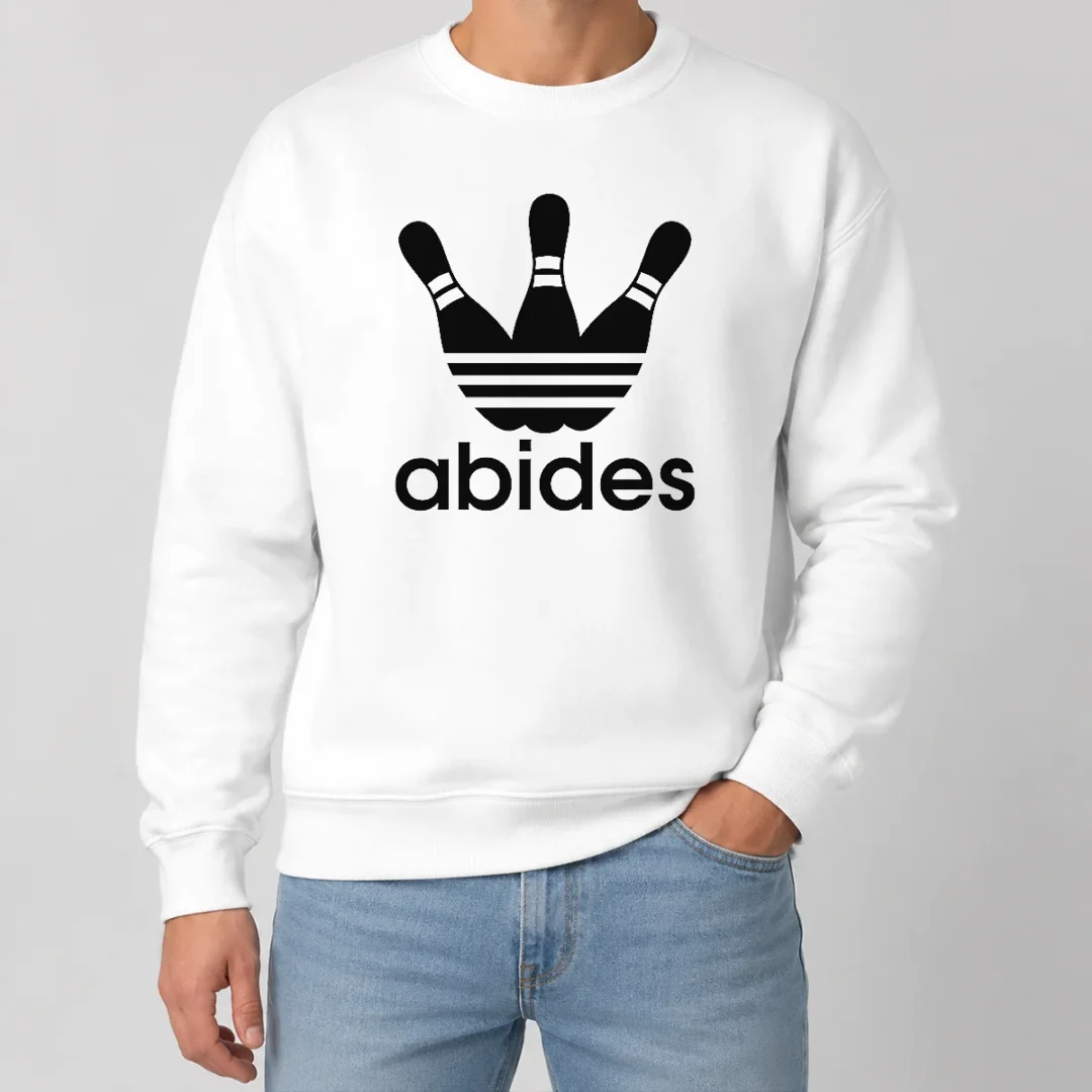 Nice Premium The Dude Abides Bowling Logo The Big Lebowski Sweater Nice Premium The Dude Abides Bowling Logo The Big Lebowski Sweater