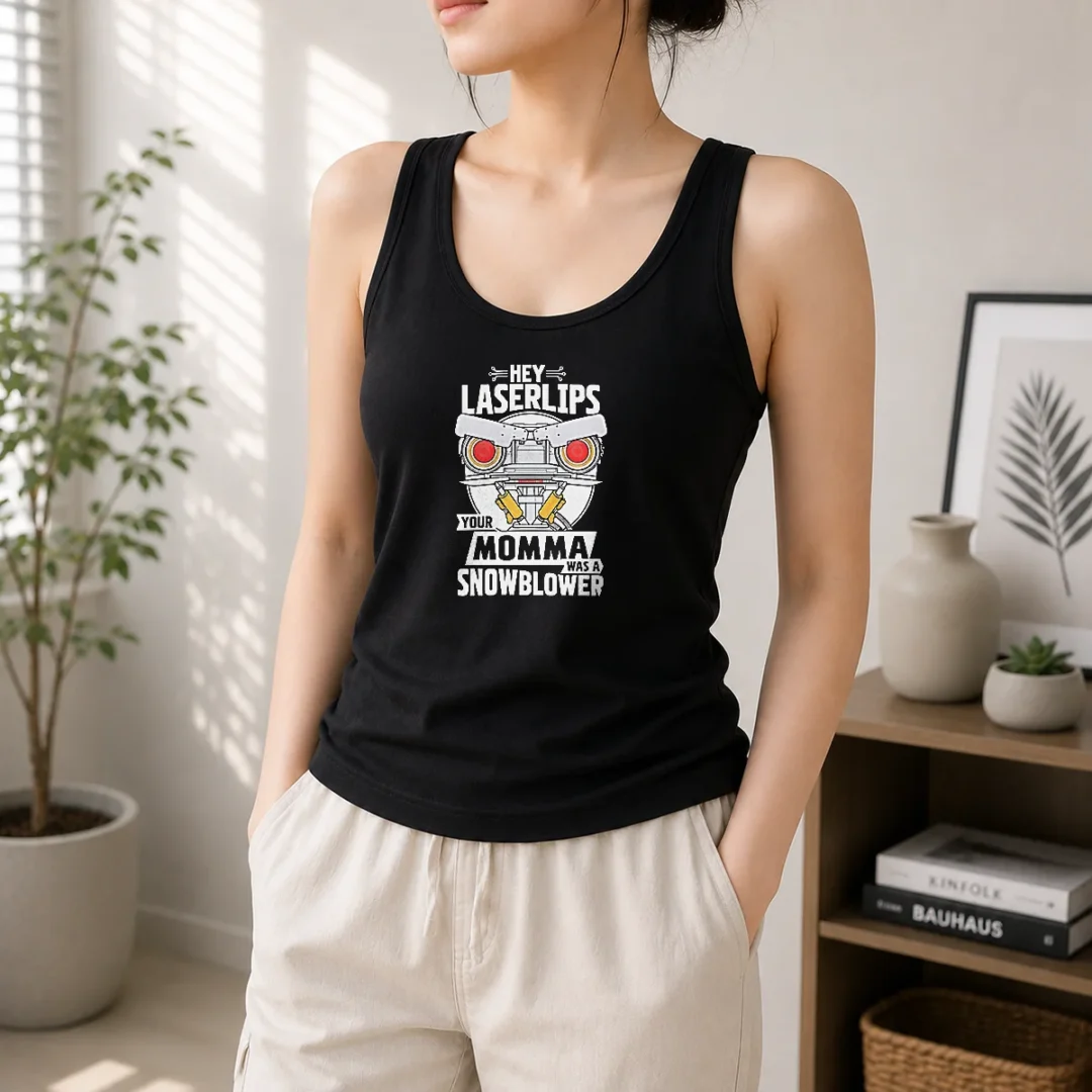 nice-pretty-short-circuit-hey-laserlips-your-momma-was-a-snowblower-tank-top Nice Pretty Short Circuit Hey Laserlips Your Momma Was A Snowblower Tank Top