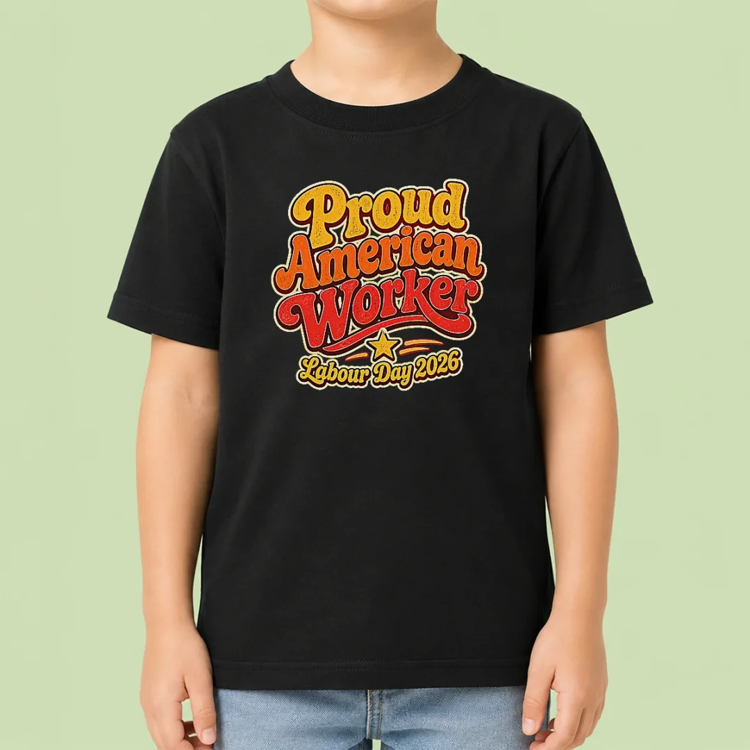 nice-proud-american-worker-labour-day-2026-groovy-retro-kids-t-shirt Nice Proud American Worker Labour Day 2026 Groovy Retro Shirt - Image 9