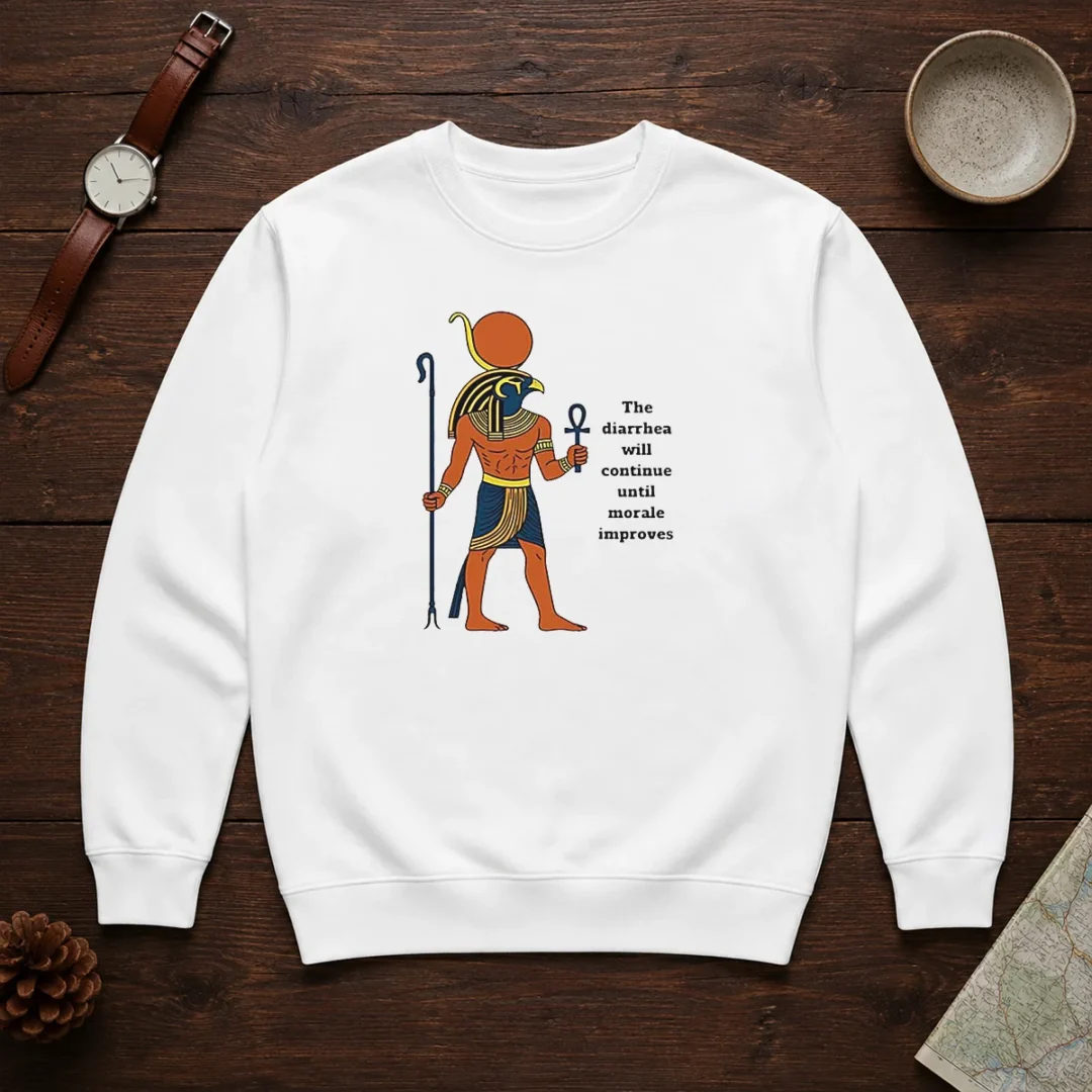 nice-ra-the-diarrhea-will-continue-until-morale-improves-sweater Nice Ra The Diarrhea Will Continue Until Morale Improves Sweater