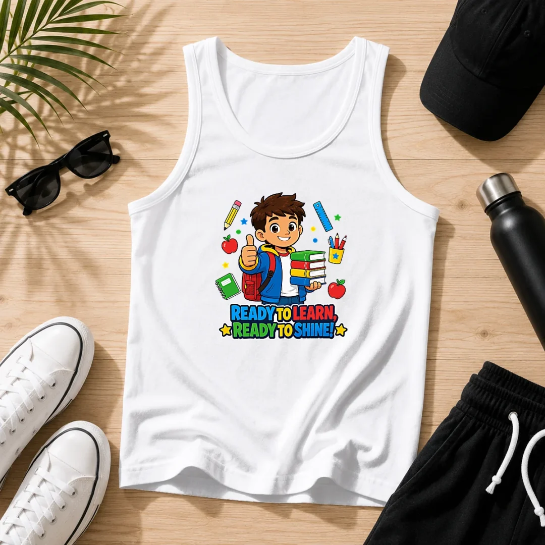 nice-ready-to-shine-back-to-school-spirit-tank-top Nice Ready To Shine Back To School Spirit Tank Top