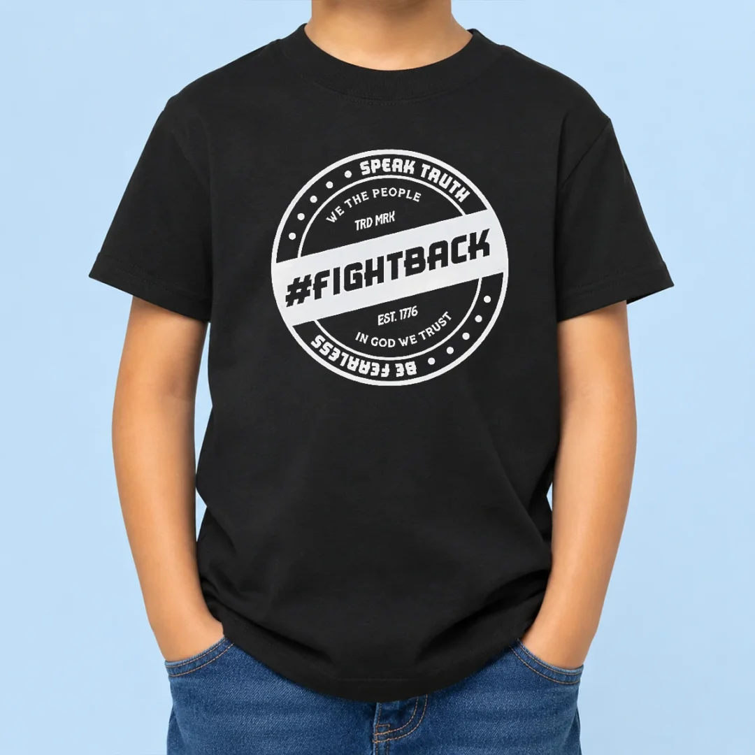 nice-speak-truth-we-the-people-fightback-est-1776-in-god-we-trust-be-fearless-kids-t-shirt Nice Speak Truth We The People Fightback Est 1776 In God We Trust Be Fearless Kids T-Shirt