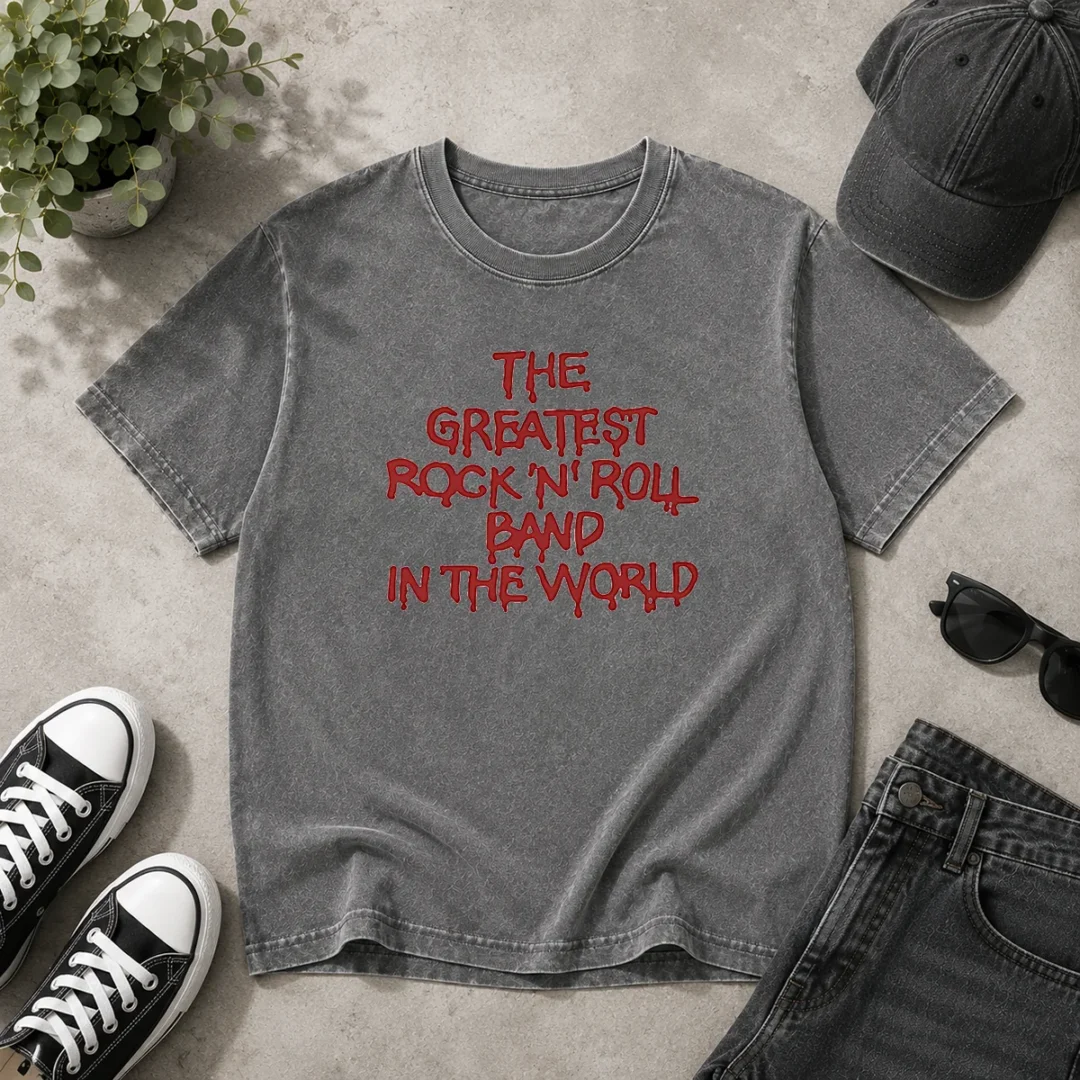 nice-the-greatest-rock-n-roll-band-in-the-world-washed-t-shirt Nice The Greatest Rock 'N' Roll Band In The World Washed T-Shirt