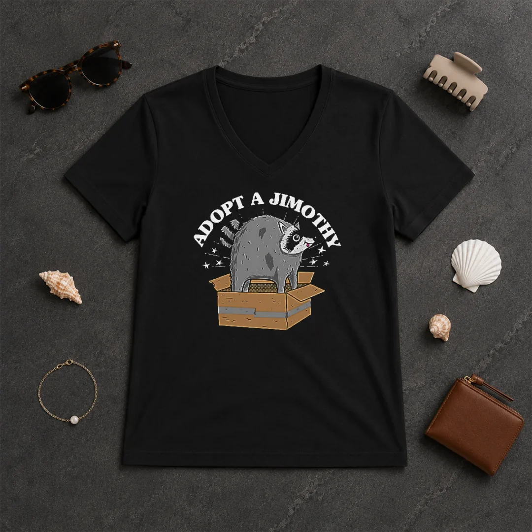 Nice Top Adopt A Jimothy V Neck Shirt Nice Top Adopt A Jimothy V-Neck Shirt