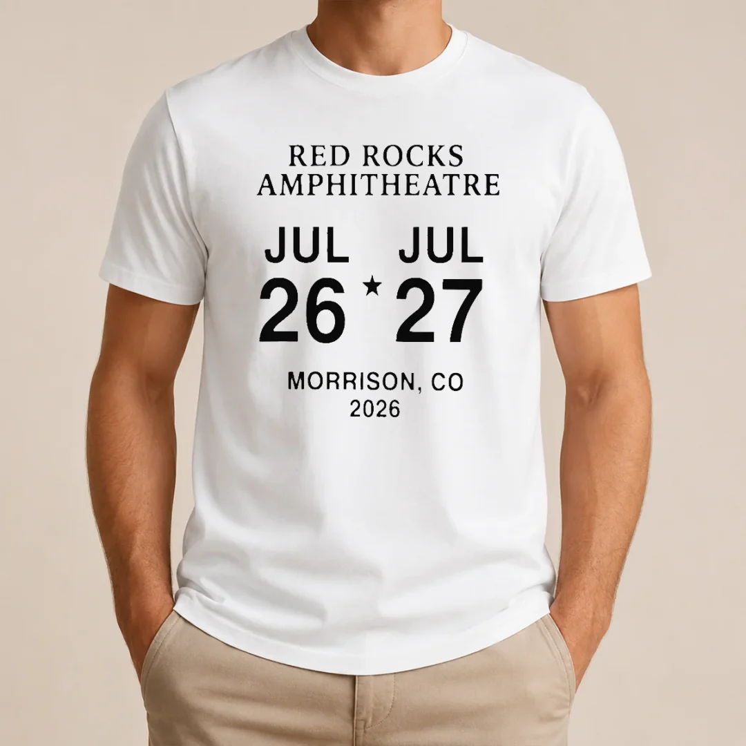 Nice Top Red Rocks Amphitheatre Jul 26 27 Morrison Co 2026 t shirt Nice Top Red Rocks Amphitheatre Jul 26 27 Morrison Co 2026