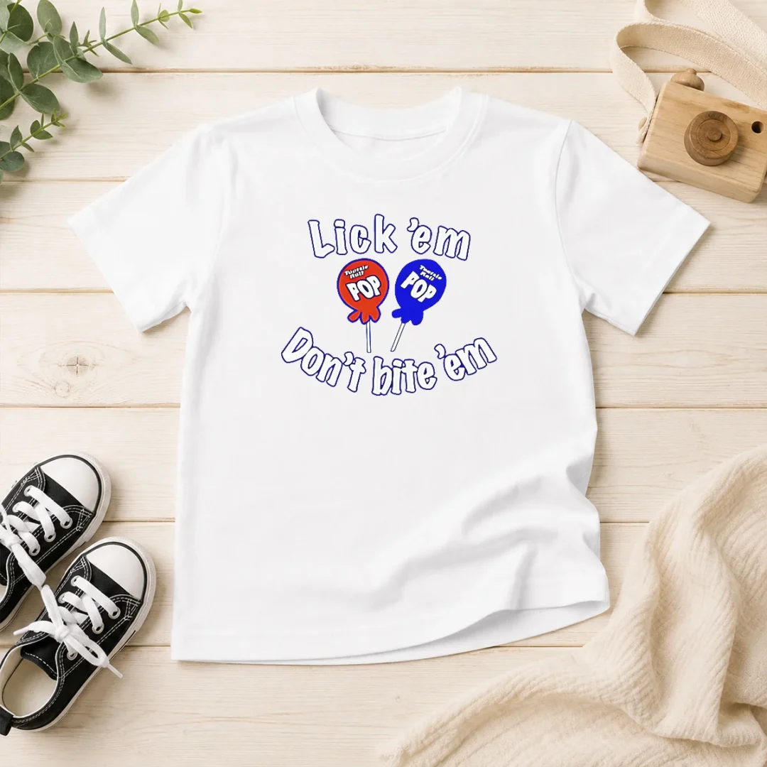 nice-top-tootsie-pop-candy-lick-em-don-t-bite-em-kids-t-shirt Nice Top Tootsie Pop Candy Lick Em Don'T Bite 'Em Kids T-Shirt
