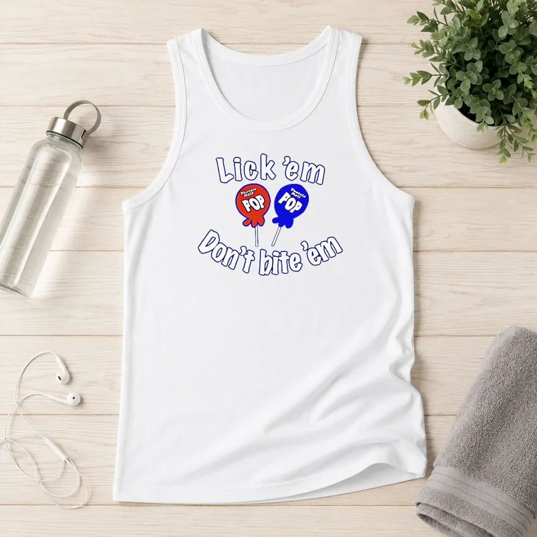 nice-top-tootsie-pop-candy-lick-em-don-t-bite-em-tank-top Nice Top Tootsie Pop Candy Lick Em Don'T Bite 'Em Tank Top