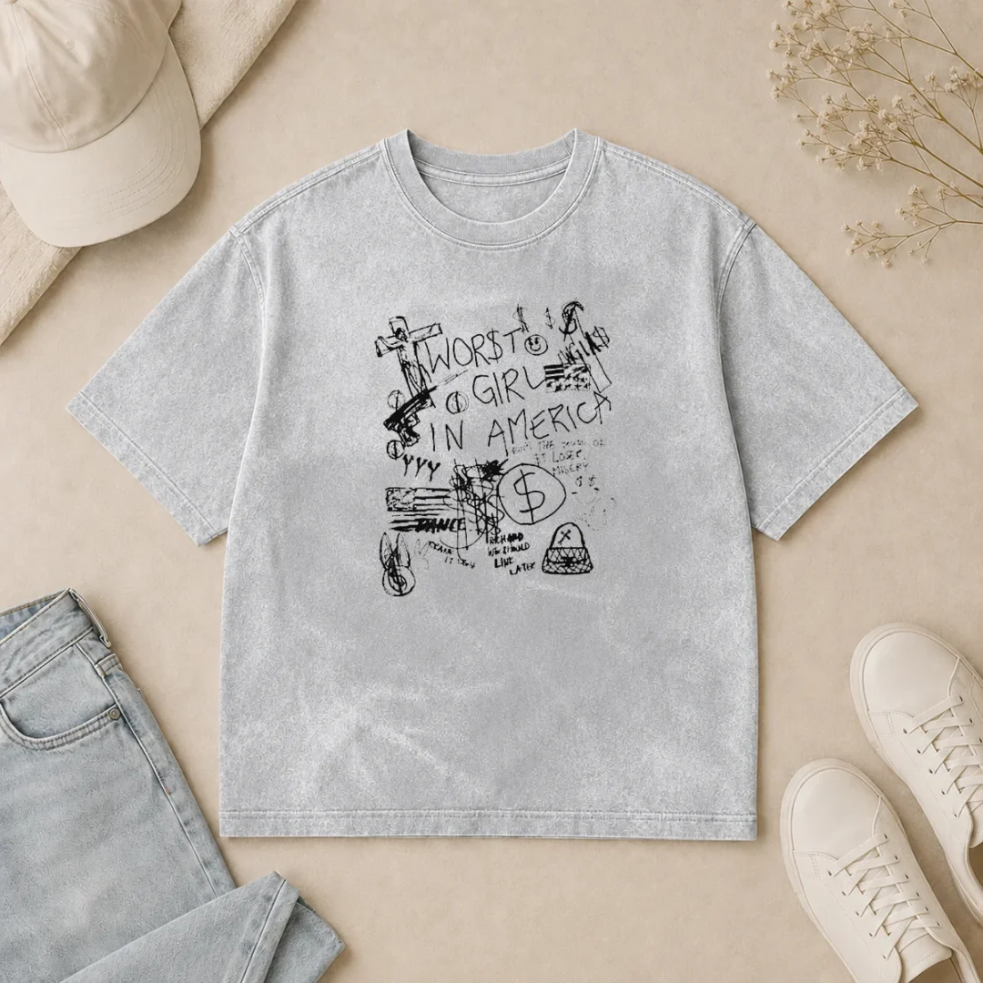 Nice Worst Girl In America From The Town Of St Loser Misery Richard We Should Link Later Washed T Shirt Nice Worst Girl In America From The Town Of St Loser Misery Richard We Should Link Later Washed T-Shirt