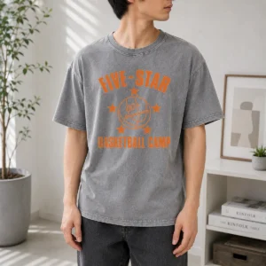 Pretty Five Star Basketball Camp 60th Anniversary Washed T-Shirt