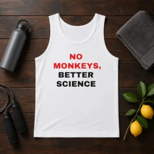Funny Peta No Monkeys Better Science Tank Top