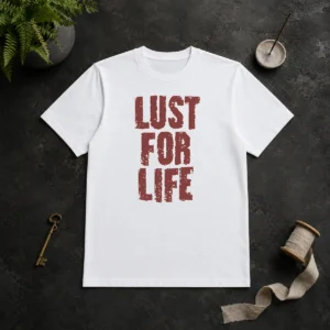 Nice Top Lust For Life Distressed Iggy Pop Music