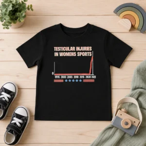 Nice Awesome Testicular Injuries In Women'S Sports Meme Graph Kids T-Shirt