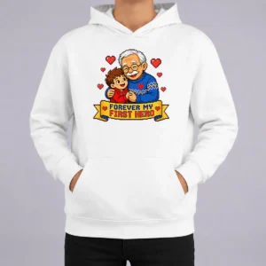 Perfect Pretty Grandparents Day Pixel Forever My First Hero Hoodie