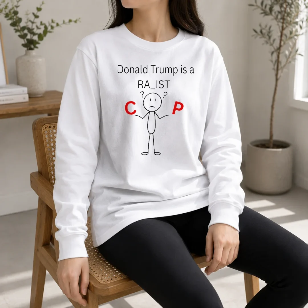 official-awesome-donald-trump-is-a-racist-cop-political-satire-long-sleeve-shirt-1 Official Awesome Donald Trump Is A Racist Cop Political Satire Long Sleeve Shirt