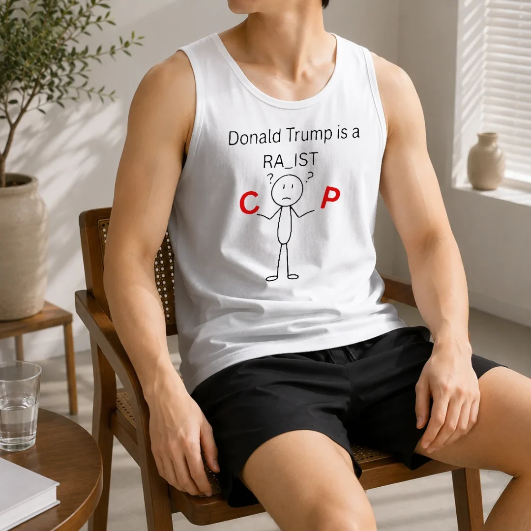 official-awesome-donald-trump-is-a-racist-cop-political-satire-tank-top-1 Official Awesome Donald Trump Is A Racist Cop Political Satire Tank Top
