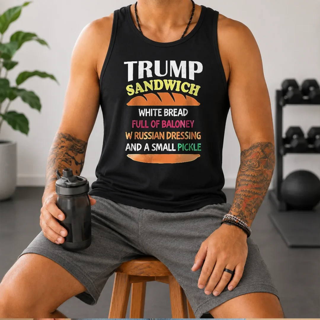 official-donald-trump-sandwich-white-bread-full-of-baloney-w-russian-dressing-and-a-small-pickle-tank-top-1 Official Donald Trump Sandwich White Bread Full Of Baloney W Russian Dressing And A Small Pickle Tank Top