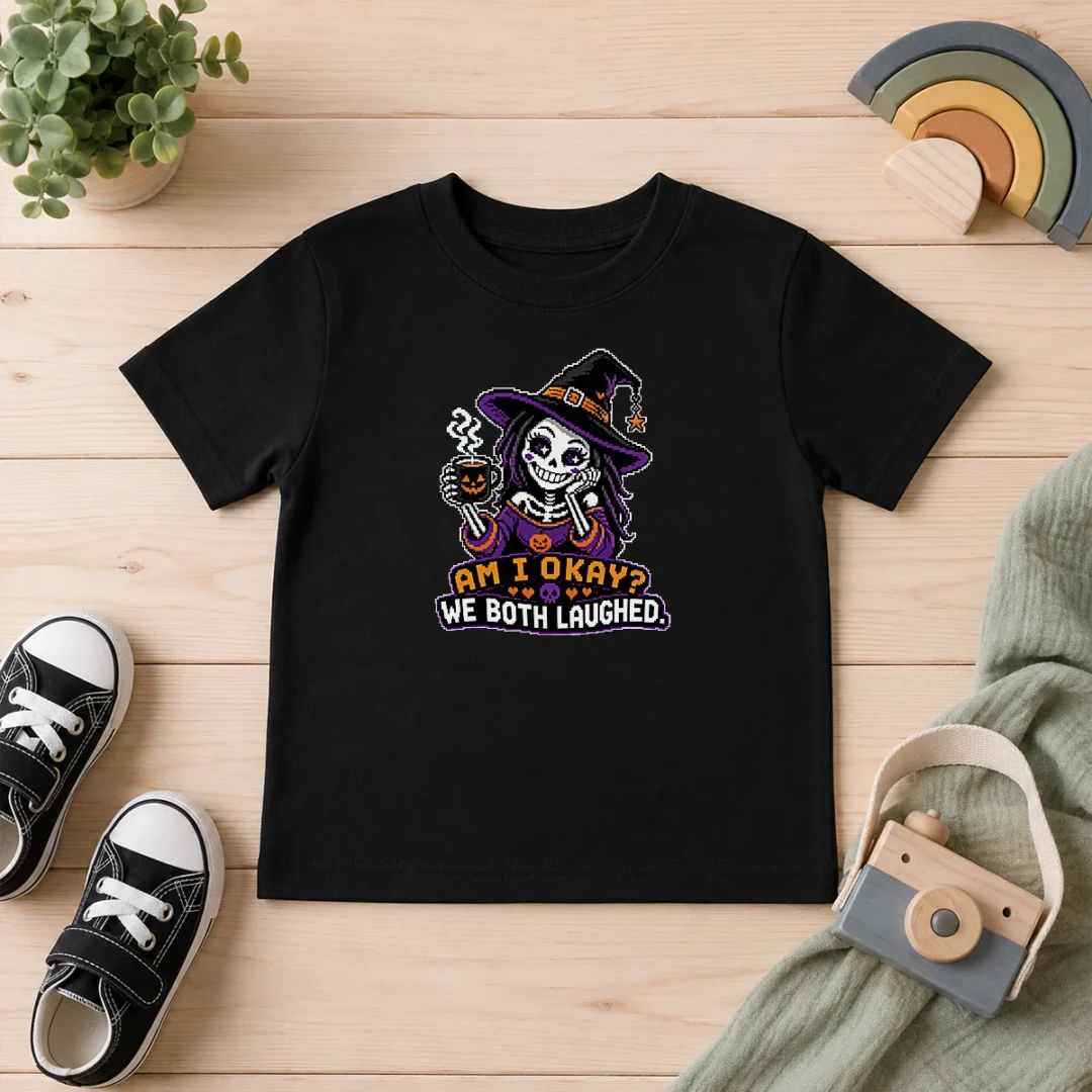 official-halloween-coffee-skeleton-girl-pixel-kids-t-shirt Official Halloween Coffee Skeleton Girl Pixel Kids T-Shirt