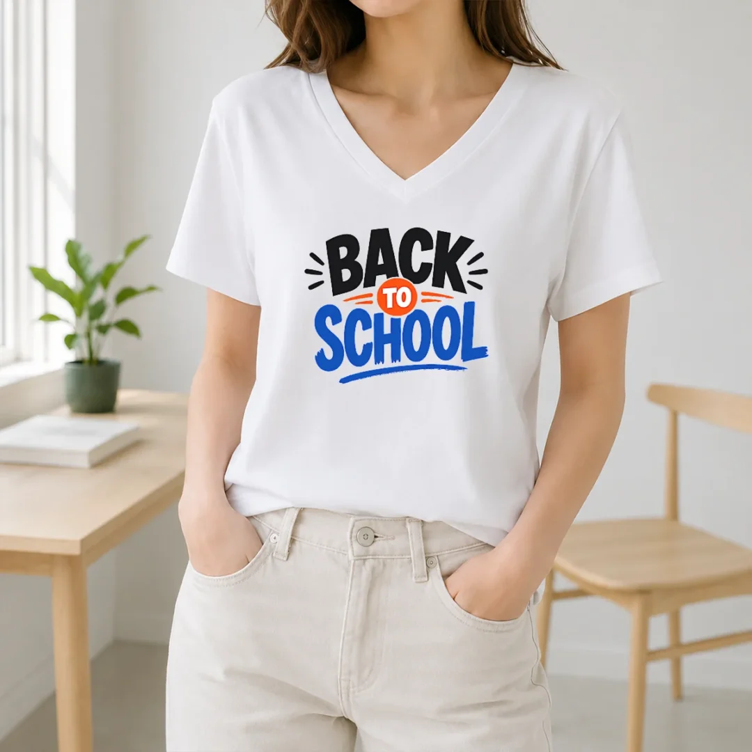 Official Hand Drawn Sketch Back To School Backpack Pencil V Neck Shirt Official Hand Drawn Sketch Back To School Backpack Pencil V-Neck Shirt