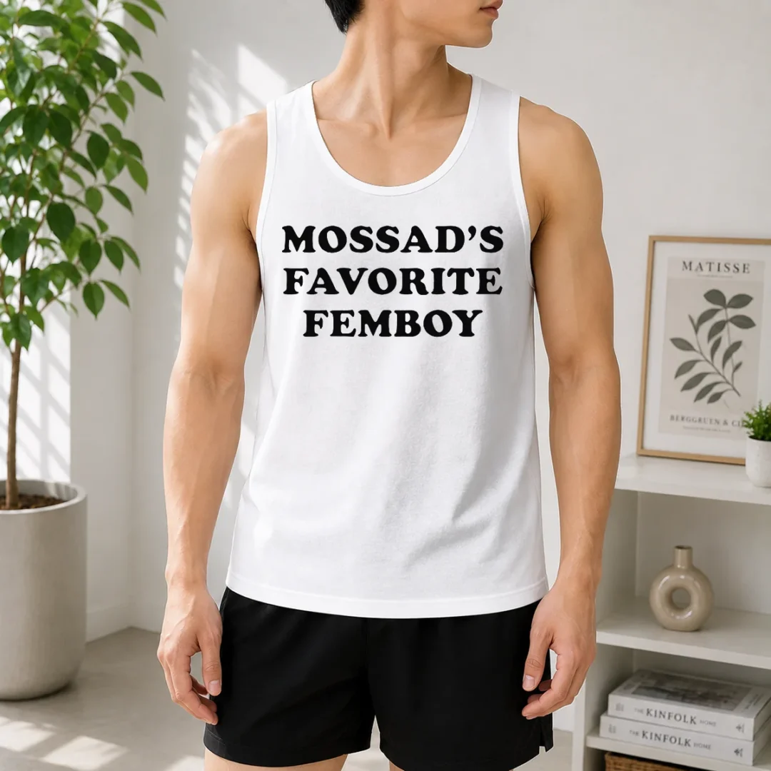 official-hot-mossad-s-favorite-femboy-mossad-funny-meme-tank-top Official Hot Mossad'S Favorite Femboy Mossad Funny Meme Tank Top