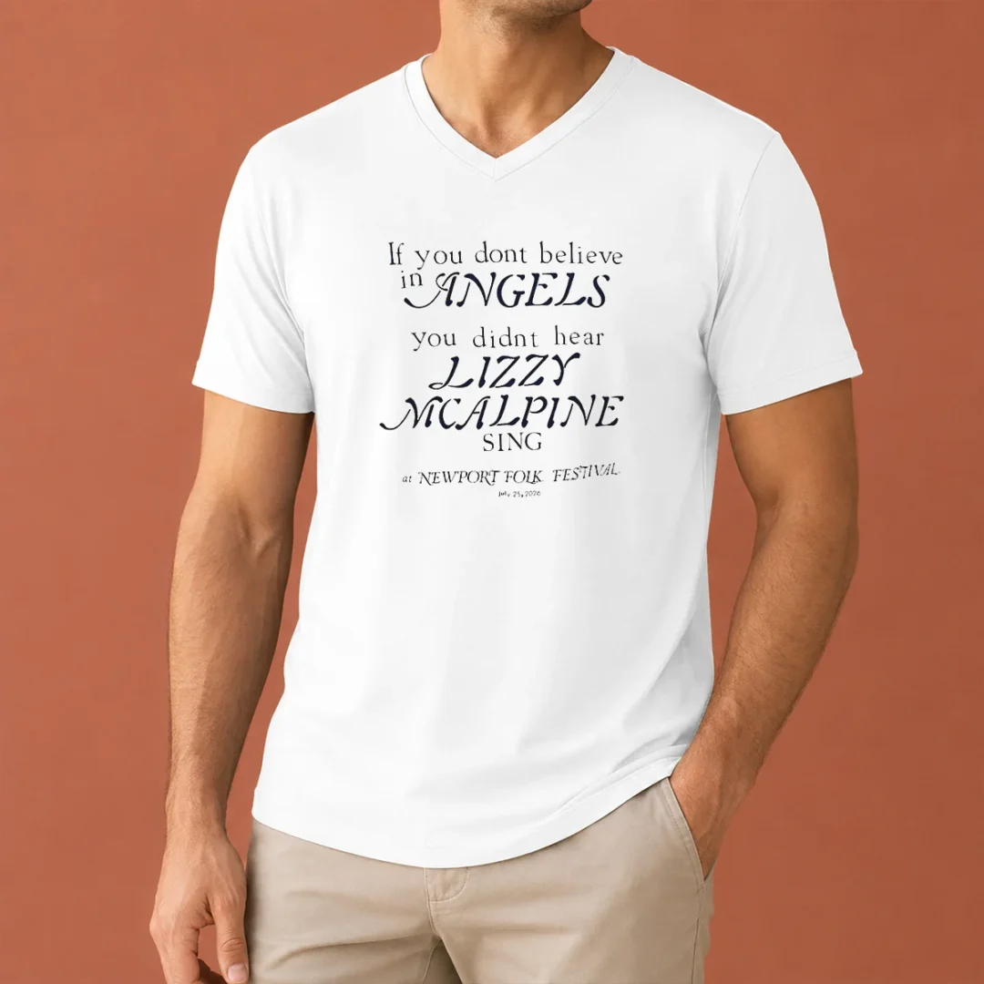 official-if-you-dont-believe-in-angels-you-didnt-hear-lizzy-mcalpine-sing-v-neck-shirt Official If You Dont Believe In Angels You Didnt Hear Lizzy Mcalpine Sing V-Neck Shirt