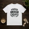 Official Labour Day Proud American Worker Silhouette