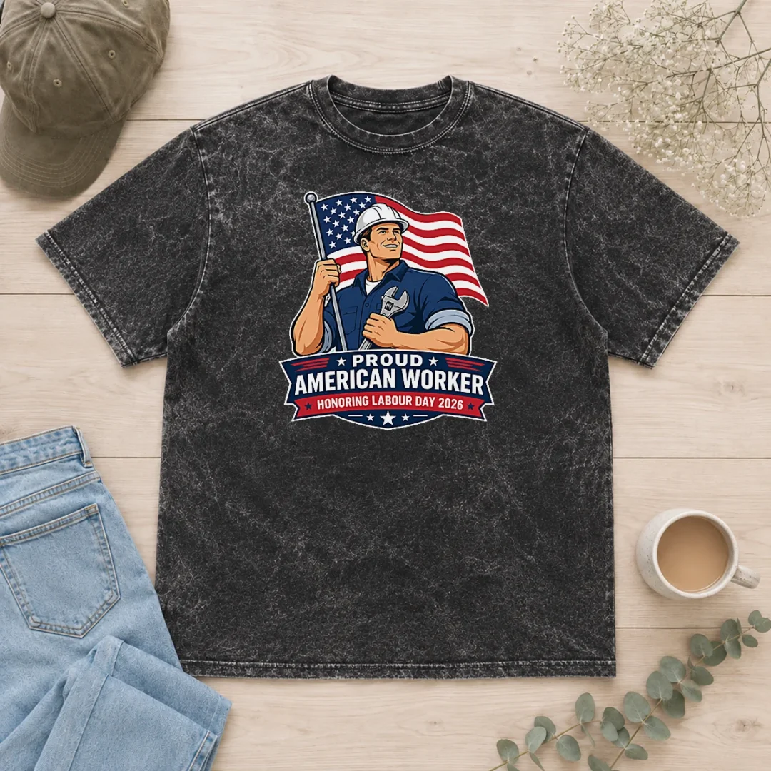 official-original-labour-day-proud-american-worker-vector-washed-t-shirt Official Original Labour Day Proud American Worker Vector Washed T-Shirt